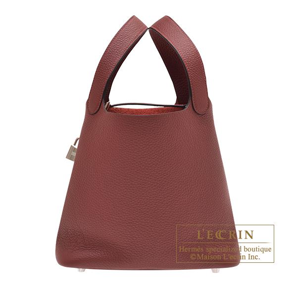 HERMES エルメス ピコタンロック22/MM ルージュアッシュ トリヨン 