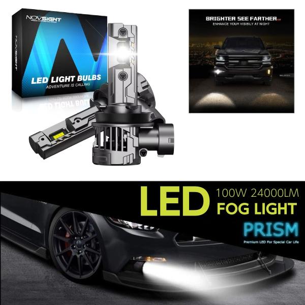 レクサス LEXUS IS LED フォグランプ 20系 (H17.9-H25.4) 100W 24000LM フォグ 高輝度 CSPチップ搭載 小型空冷ファン