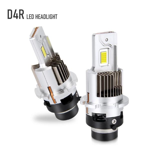タントカスタムl375s LEDヘッドライト 二重リングデザイン ダイハツ L375S/L385S タントカスタム 純正HID車用 純正ドレス