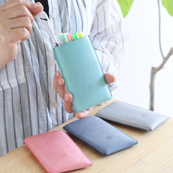 胸ポケット ペンケース 5本タイプ LF-069 シビラリスシオ 牛革 レザー 白衣やYシャツのポケットに入るペンケース 革小物 レザー 本革 革 皮 牛革 革製品
