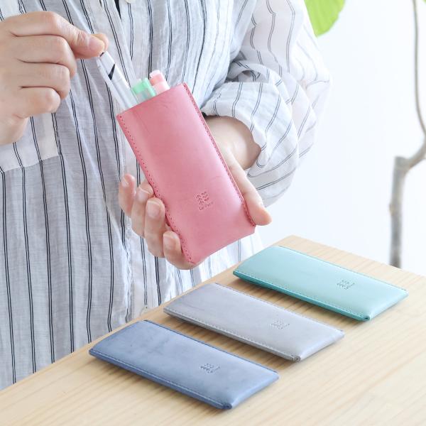 胸ポケット ペンケース 3本タイプ LF-098 シビラ 牛革 レザー 白衣やYシャツのポケットに入るペンケース 革小物 レザー 本革 革 皮 牛革 革製品 皮革 革雑貨