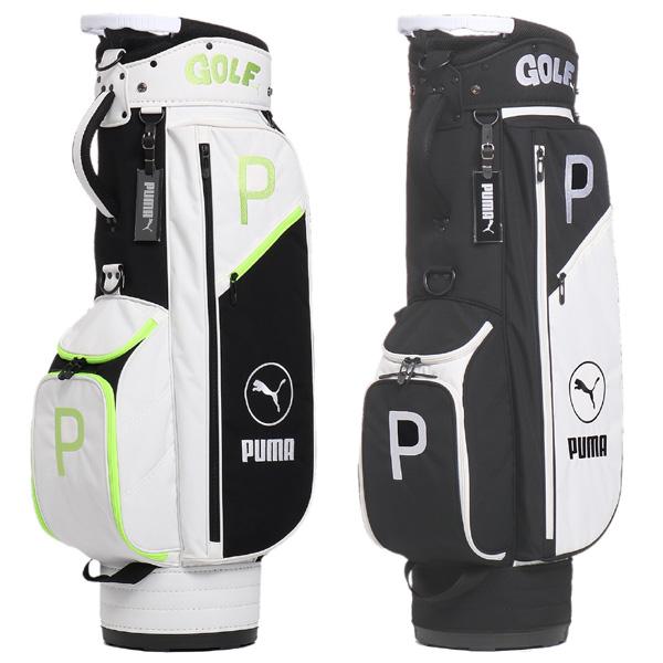 プーマ　ゴルフキャディーバック PUMA ☆付属ネームタグ名入れ無料☆プーマ 2024 ゴルフEX V1