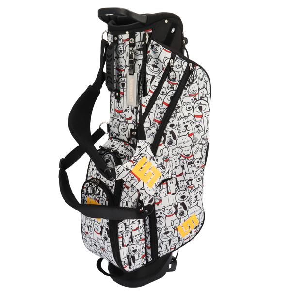 Loudmouth カラフル スタンドキャディバッグ　ラウド マウス LOUDMOUTH ラウドマウス LM-CB0010 278 マッツレッドカラーズ