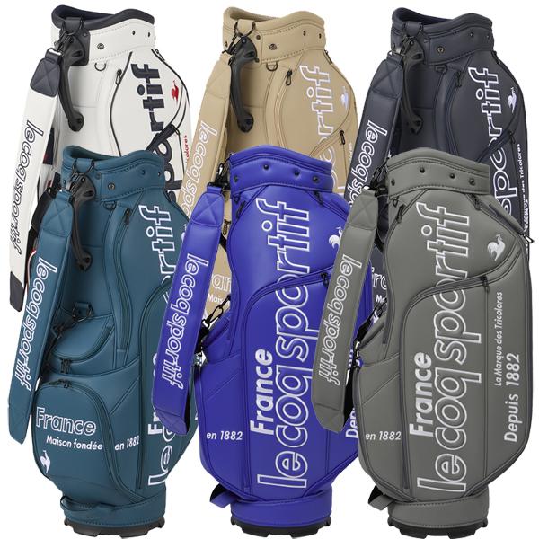 【期間限定出品】le coq sportif ゴルフキャデイバッグ ネイビー le coq sportif golf キャディバッグ （ブルー） -デサント