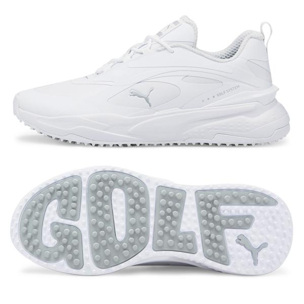 PUMA ゴルフシューズ ホワイト PUMA（プーマ） GSファスト 376357-05 プーマホワイト/プーマホワイト