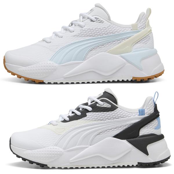 新品未使用！女性用PUMAツアーモデルゴルフシューズ 24cm PUMA (プーマ) ゴルフシューズ レディース SIZE 24cm グレー