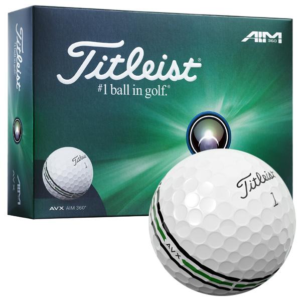 Titleist タイトリスト 2024 AVX AIM360 ゴルフボール ［1ダース