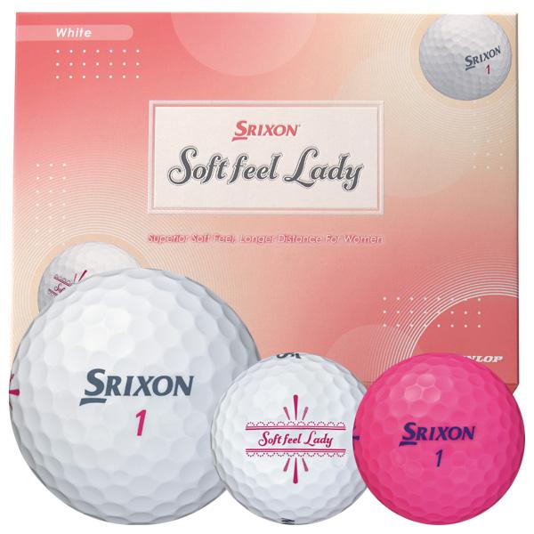 ゴルフボール レディース ブリジストン ウィルソン スリクソン ゴルフ スリクソン SRIXON SOFT FEEL LADYボール レディース 2ピース 1