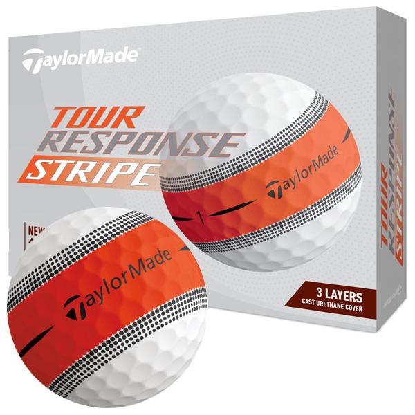 【8ダース】テーラーメイドツアーレスポンス オレンジ　1ダース3,500円 テーラーメイド(TaylorMade) ゴルフボール 1ダース 12個入