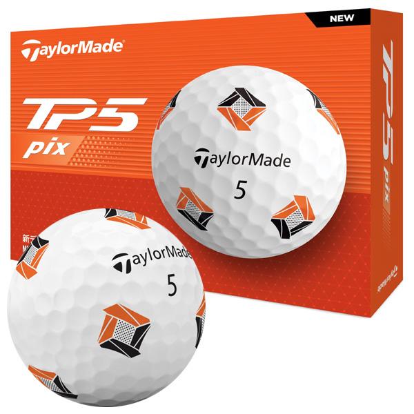 TaylorMade テーラーメイド 2024 TP5 ゴルフボール PIXデザイン