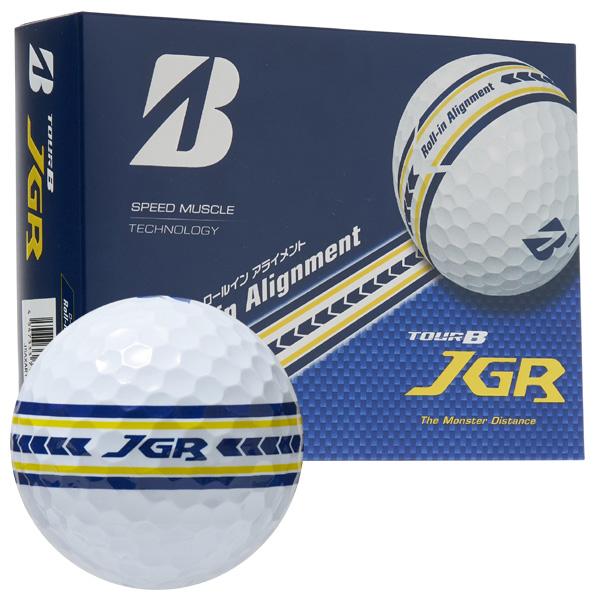 ブリヂストン 25ツアー B JGR ロールインアライメント ゴルフボール 1ダース 12球入り 飛距離重視 スピン性能 公認球 2026年モデル