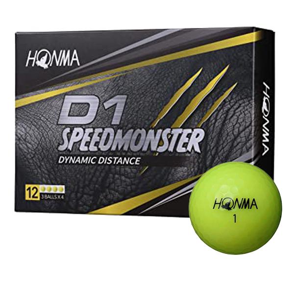 ホンマ　スピードモンスター　イエロー　5ダース　ゴルフボール※ Amazon.co.jp: 本間ゴルフ HONMA ボール D1 スピードモンスター