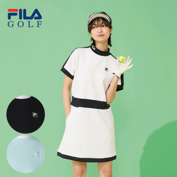 【美品】FILA GOLF フィラ ゴルフ ゴルフウェア ゴルフワンピース FILA GOLF （クリアランス）ゴルフウェア レディース フィラ モック
