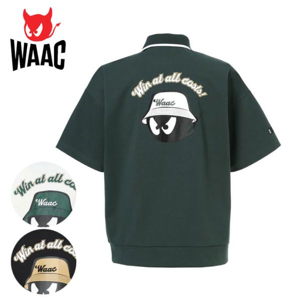 WAAC ゴルフ メンズ ワック 半袖ポロシャツ 072252011 春 夏 ゴルフ