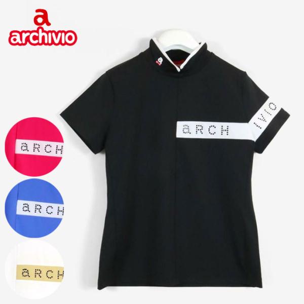 りー　アルチビオ　トップス　新品 archivio ゴルフ レディース/女性用 アルチビオ ハイネックプル