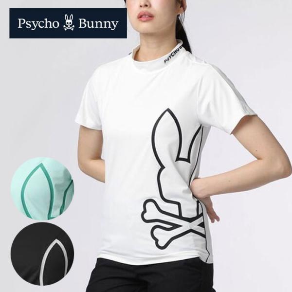 Psycho Bunny　サイコバニー　半袖モックネック　ワンピース　ゴルフ Psycho Bunny（サイコバニー） ゴルフ レディース パイピング