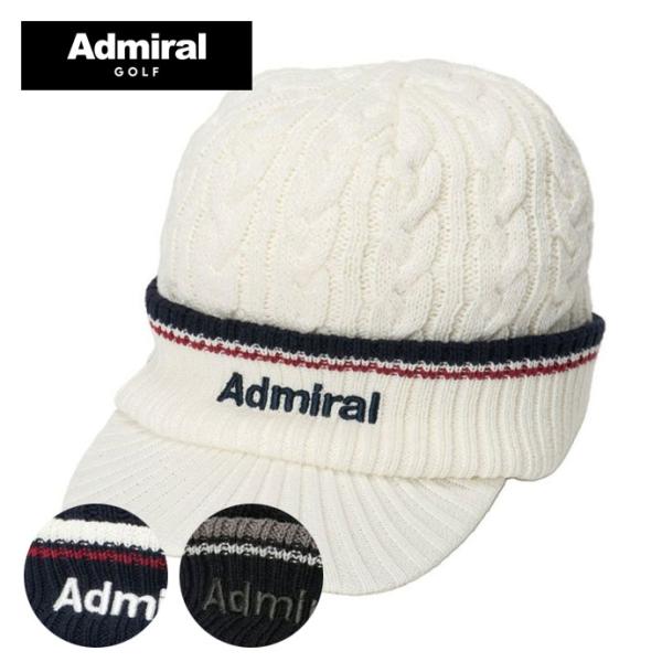 ゴルフ メンズ アドミラル ベーシックキャップニット ADMB5B11 秋 冬 ゴルフウェア
