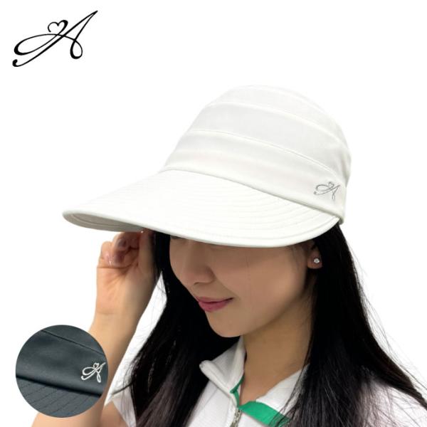 ■カラー 　ホワイト　／　ブラック■素材 　ポリエステル100%■機能 　撥水　／　軽量　／　コンパクト収納可ゴルフ　／　ウエア　／　レディース　／　女　／　新品　／　ヘッドウェア　／　ハット