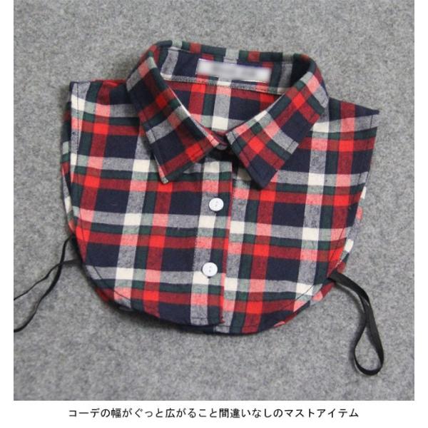 付け襟 つけ襟 メンズ付け襟 レディース付け襟 チェック柄付け襟 シャツスタイル カジュアル ボタン付きつけ襟 通勤 格子柄 春秋 Buyee Servis Zakupok Tretim Licom Buyee Pokupajte Iz Yaponii