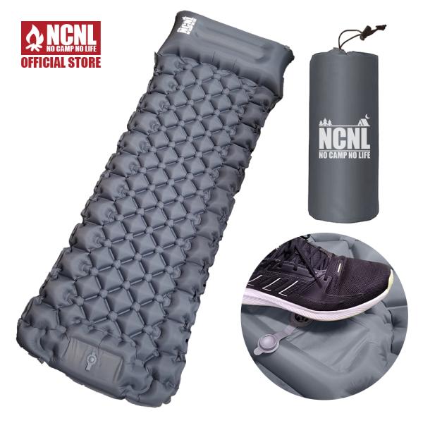 NCNL NO CAMP LIFE エアーマット 足踏み式 枕付き キャンプ