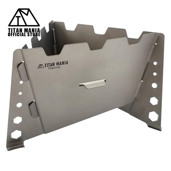 【商品詳細】サイズ(約)：150×90mm重量(約)：78g材質：チタン【セット内容】本体、収納袋【商品説明】超軽量！チタン製組み立て式コンパクトストーブ。軽量なのに頑丈、携帯性の良い手のひらサイズ。簡単に組み立てることができる登山やソロキ...