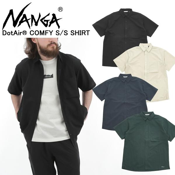 ポイント１５倍up中 ナンガ「NANGA」ドットエア ショートスリーブシャツ 2026 S/Sモデル 日本正規代理店商品 サイズ交換片道送料無料