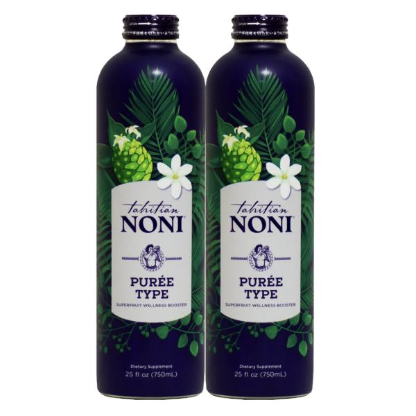 モリンダ MORINDA タヒチアンノニ トゥルーエイジ ピューレタイプ 750ml 2本 ニューエイジ パートナーコ