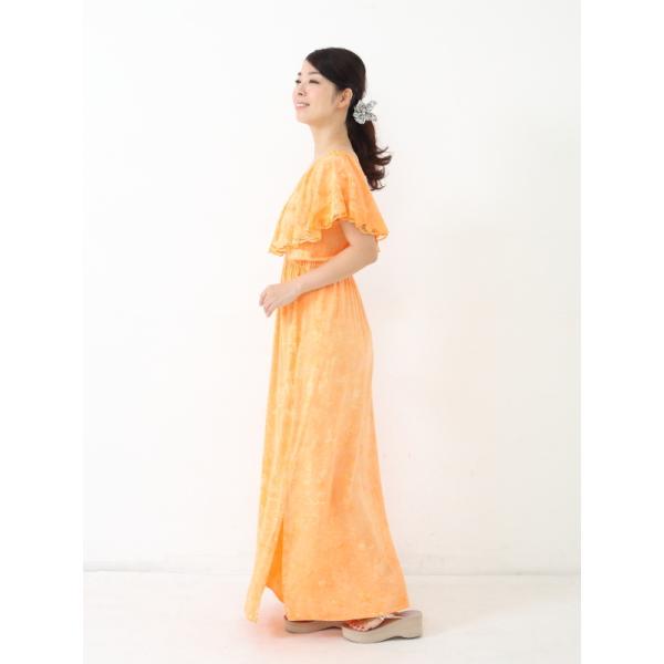 半額 カットワークフリルロングワンピース M L リゾートワンピース ハワイ 結婚式 フラ 衣装 ドレス スカート 40代 50代 沖縄 ロング Buyee 日本代购平台 产品购物网站大全 Buyee一站式代购 Bot Online