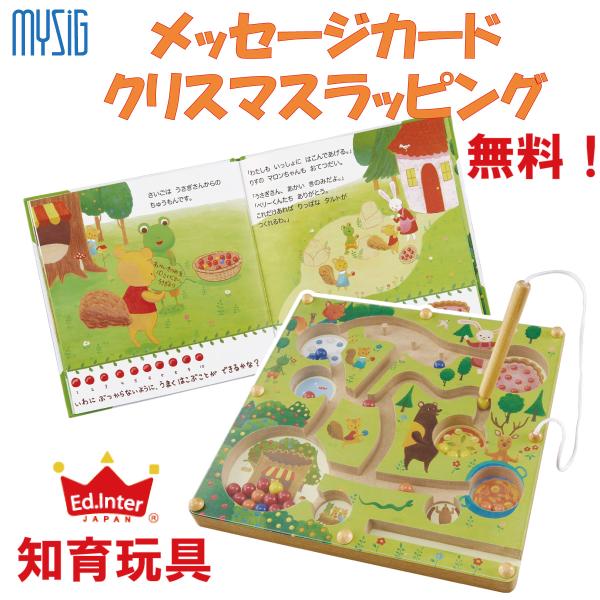 ベリーくんのきのみやさん エド・インター マグネットペン 木のおもちゃ 知育玩具 誕生日プレゼント 対象年齢 2歳〜