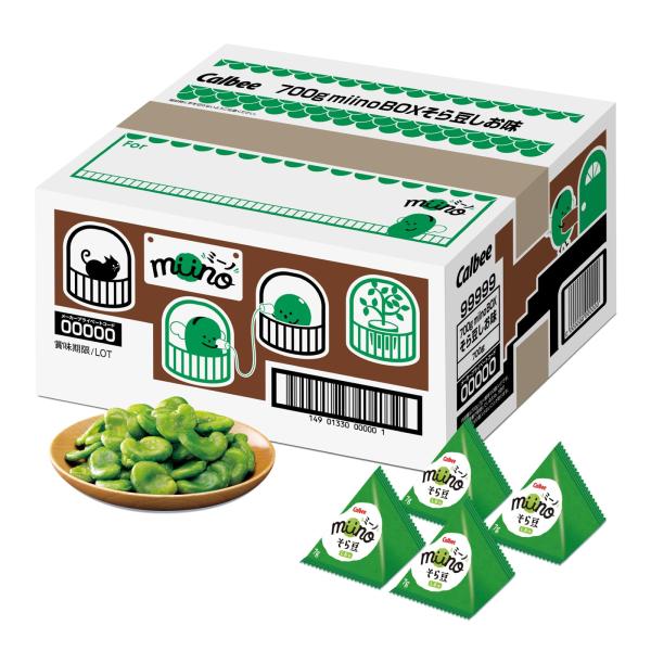 他サイト： [broad beans] カルビー miinoBOX そら豆しお味 700g EC限定 大容量 小分け 個包装 お菓子 おやつ おつまみ 間食 そらの商品画像