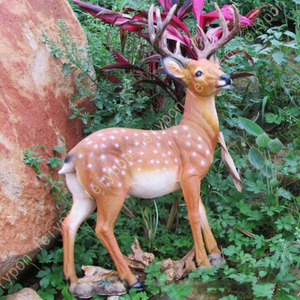 置物 動物 大きい リアル 鹿 オブジェ インテリア 置き物 アニマル