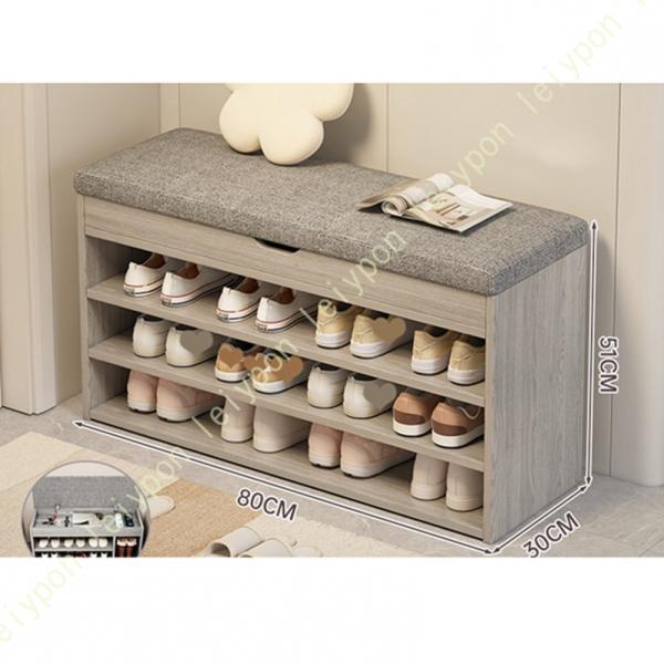 [Release date: September 2, 2025]●サイズ：幅80cm×奥行き30cm×高さ51cm   耐荷重性150kg●高品質の合成板素材で作られたこの玄関ベンチは、長持ちするように作られています! ●リビングや玄関、...