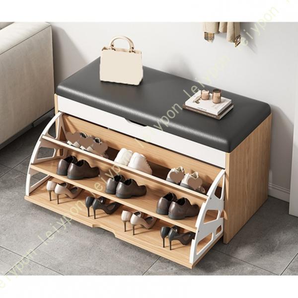 [Release date: September 2, 2025]【サイズ】幅60cm×奥行き30cm×高さ51cm【薄型玄関ベンチ】奥行30cmだけ薄いシューズボックス、狭い玄関の靴収納問題を解決します! フラップ扉のデザインで、外から見...