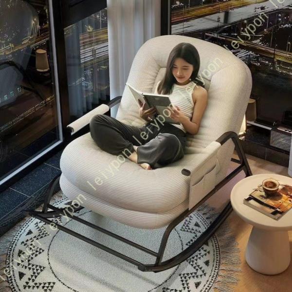 [Release date: April 30, 2025]製品パラメータ：名前：レジャーロッキングチェアスタイル：シンプルでモダン充填材質：コットン生地：猫が皮をつかむ/コーデュロイ●※詳しいサイズ情報について、画像を参考にお願いします。...