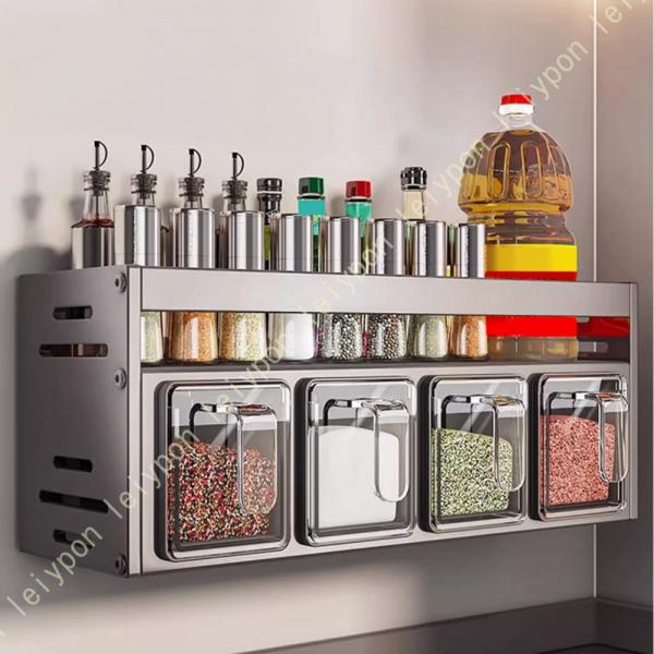 [Release date: August 1, 2025]【壁掛け】壁掛けでスペースを節約し、物の整理整頓をしながら、台面の清潔はもっと簡単で有効で整理できます!スペースを最大化利用し、乱雑を消除します!ワークトップで使用する場合は、底面...