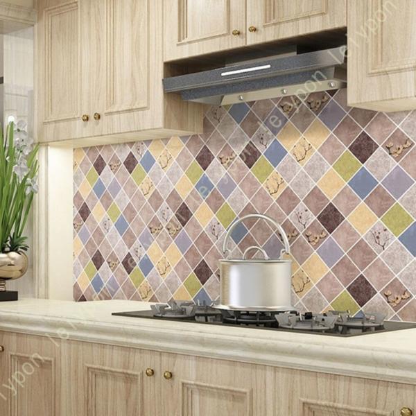 壁紙シール キッチン リメイクシート 補修 壁紙 はがせる 防水 防カビ カッティングシート はがせる壁紙 クロス おしゃれ シンプル チェック柄