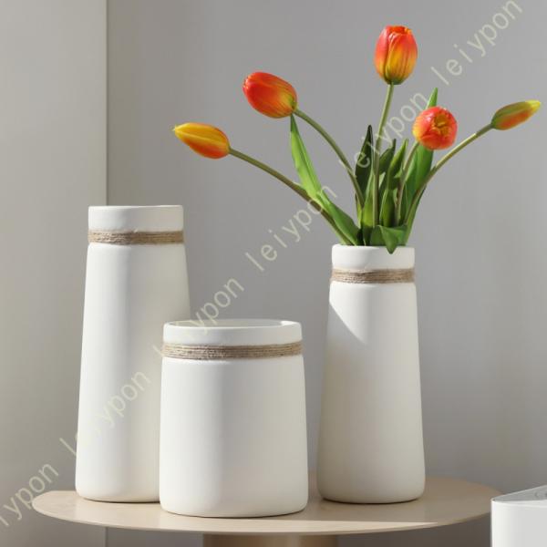 装飾的な模様の陶器花瓶 高さ20cm Amazon.co.jp: 床の花瓶、大型高さ80cm陶器花瓶、セラミック製