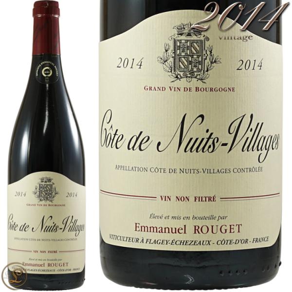 2014 �R�[�g �h �j���C ���B���[�W�� �G�}�j���G�� ���W�F �ԃ��C�� �h�� 750ml Emmanuel Rouget Cotes de Nuits Villages