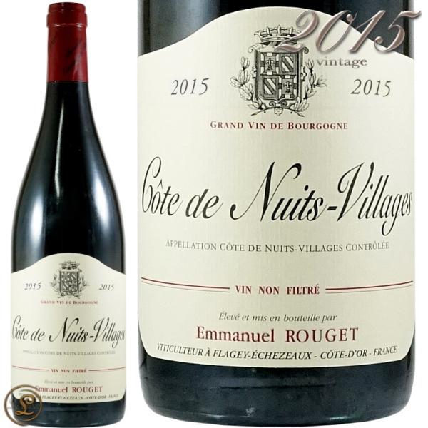 2015 �R�[�g �h �j���C ���B���[�W�� �G�}�j���G�� ���W�F �ԃ��C�� �h�� 750ml Emmanuel Rouget Cotes de Nuits Villages