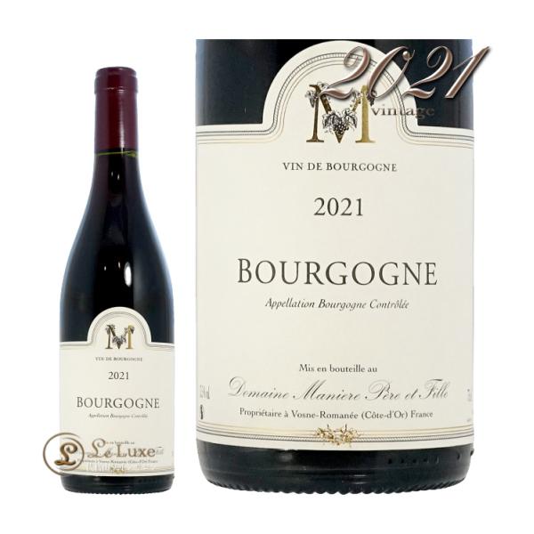 2021 ブルゴーニュ ルージュ ドメーヌ マニエール 正規品 赤ワイン 750ml Domaine Maniere Bourgogne Rouge