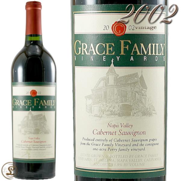2002 �O���[�X �t�@�~���[ �J�x���l �\�[���B�j���� �ԃ��C�� �h�� �t���{�f�B 750ml Grace Family Cabernet Sauvignon Estate Napa Valley