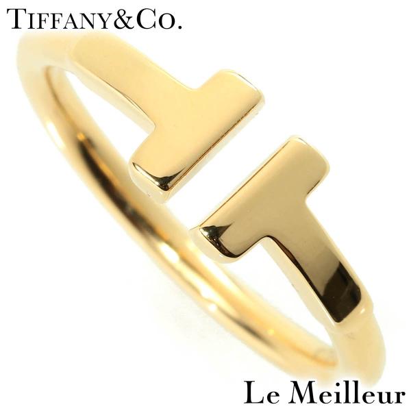 ティファニー Tワン イエローゴールド リング 7号 Tiffany & Co. TIFFANY&Co.（ティファニー） ティファニーT ワイヤー リング イエロー