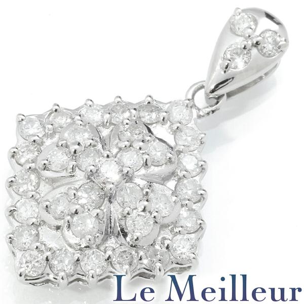 ランバスデザインペンダントトップ ダイヤモンド 1ct Pt900 中古  