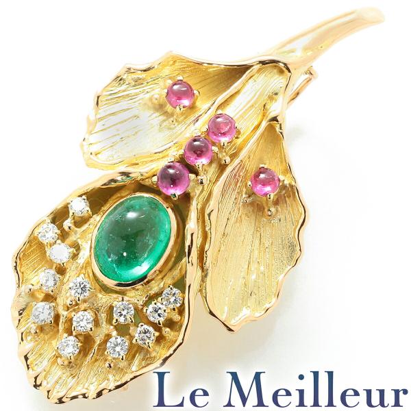 桐山勇三 YUZO KIRIYAMA ボタニカルデザイン ブローチ兼ペンダント