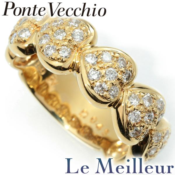 Ponte Vecchio K18PG ダイヤモンドピンキーリング　6号 Ponte Vecchio - Ponte Vecchio ピンキーリング K18PG ダイヤモンド