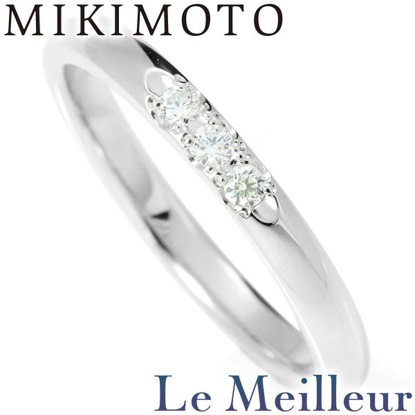 ミキモト MIKIMOTO リング ダイヤモンド プラチナ Pt950 12号 指輪 新品仕上済 中古 返品OK RE-PRICE