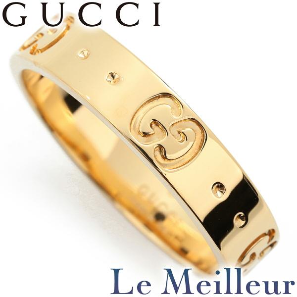 GUCCI（グッチ） ジージー アイコン リング 指輪 K18 9号 中古