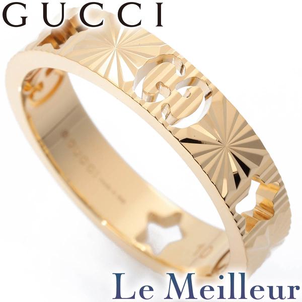 GUCCI（グッチ） アイコン リング 指輪 K18YG 10号 中古 返品OK : Le