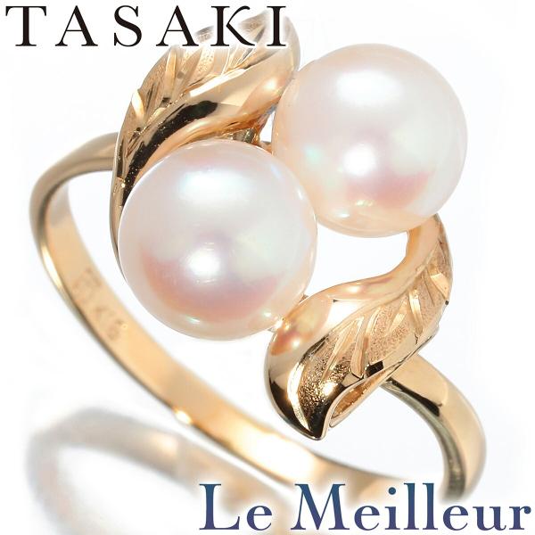TASAKI タサキ リング 指輪 アコヤ真珠 6.3mm K18 10号 中古 
