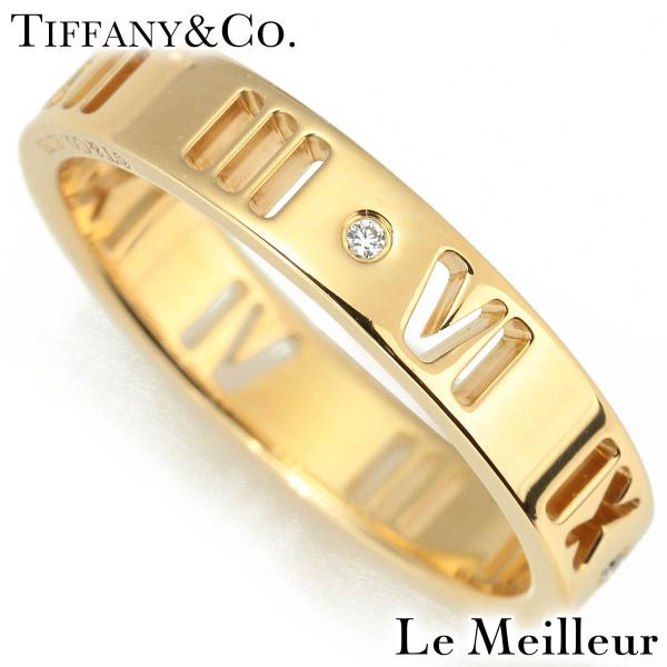 ティファニーアトラススリムリング　17.5号　新品仕上げ　無傷未使用に近い TIFFANY&Co.（ティファニー） アトラス ピアスド アトラス リング